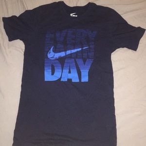 Navy Blue Short Sleeve Nike T Shirt